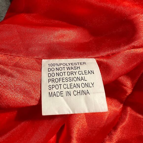 IEENA for Mac Duggal 55379 Red Chiffon A-Line Ballgown Women's Sz 2 NWT - Picture 8 of 10